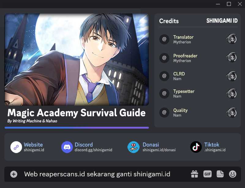 Magic Academy Survival Guide Bab 29 halaman 1