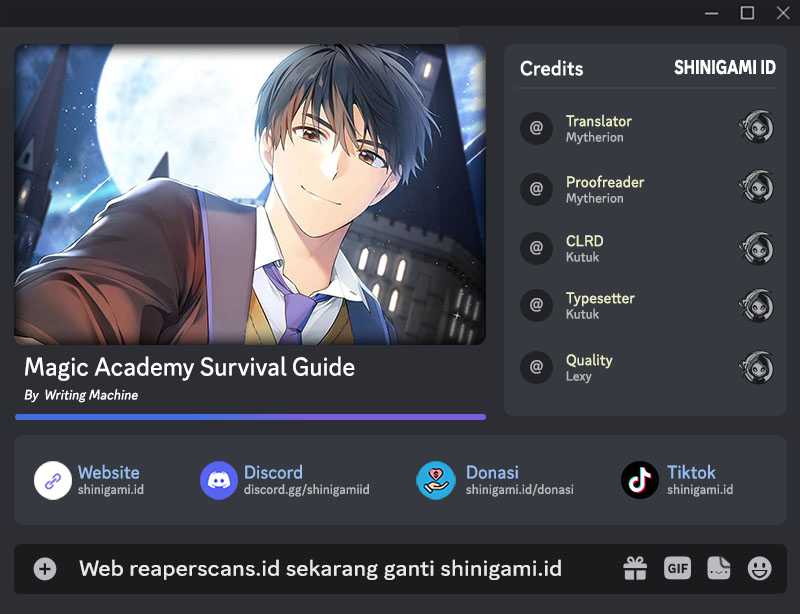 Magic Academy Survival Guide chapter 31 halaman 1