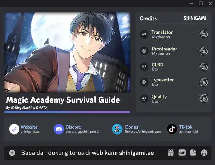 Magic Academy Survival Guide Bab 67 halaman 1