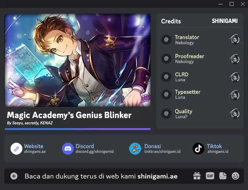 Magic Academy’s Genius Blinker Bab 40 halaman 1