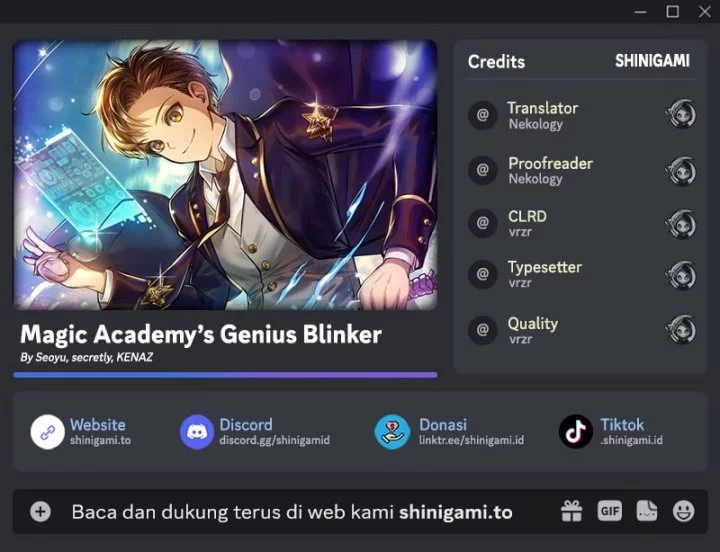 Magic Academy’s Genius Blinker Bab 73 halaman 1