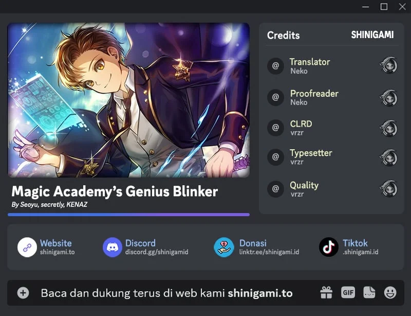 Magic Academy’s Genius Blinker Bab 82 halaman 1