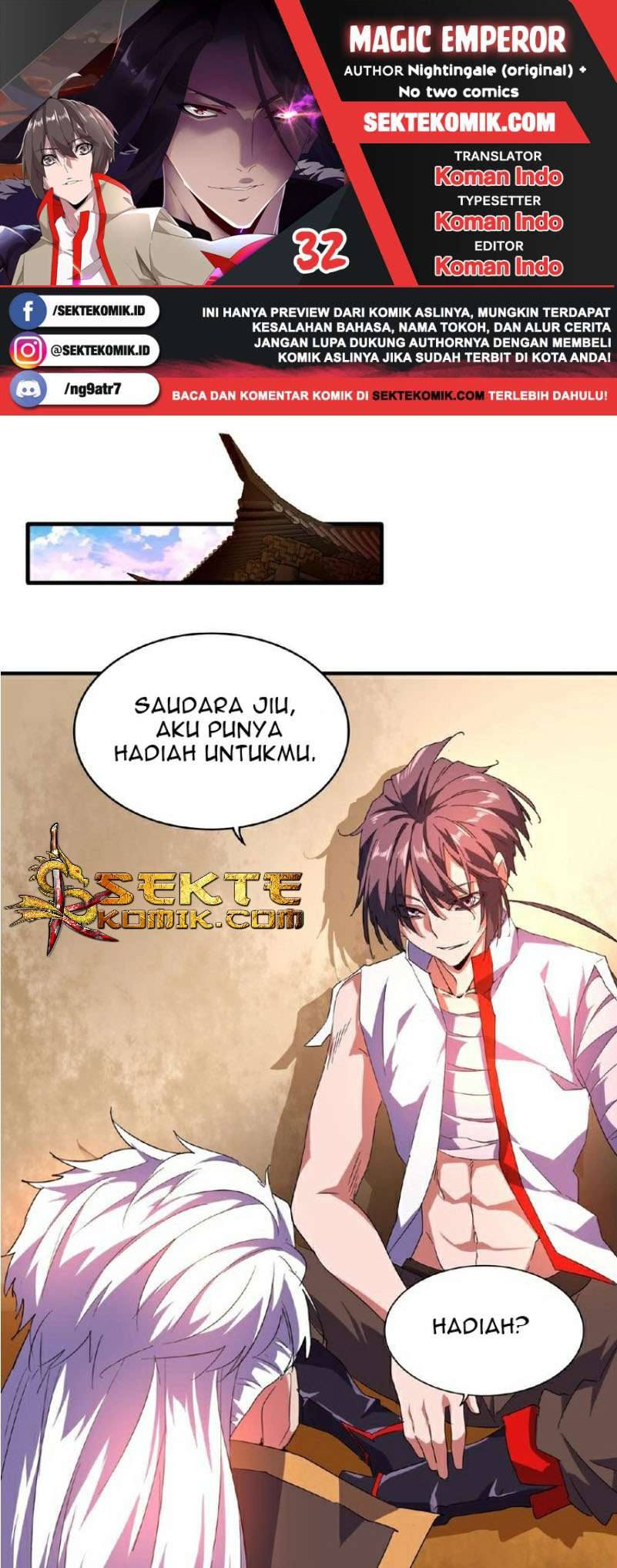 Magic Emperor Bab 32 halaman 1