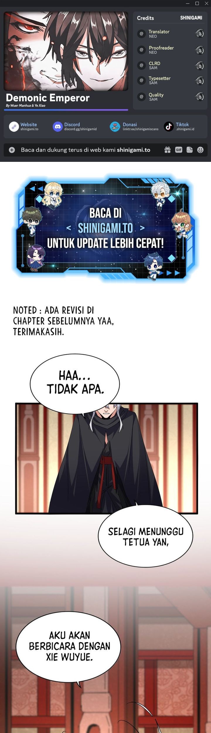 Magic Emperor Bab 750 halaman 1