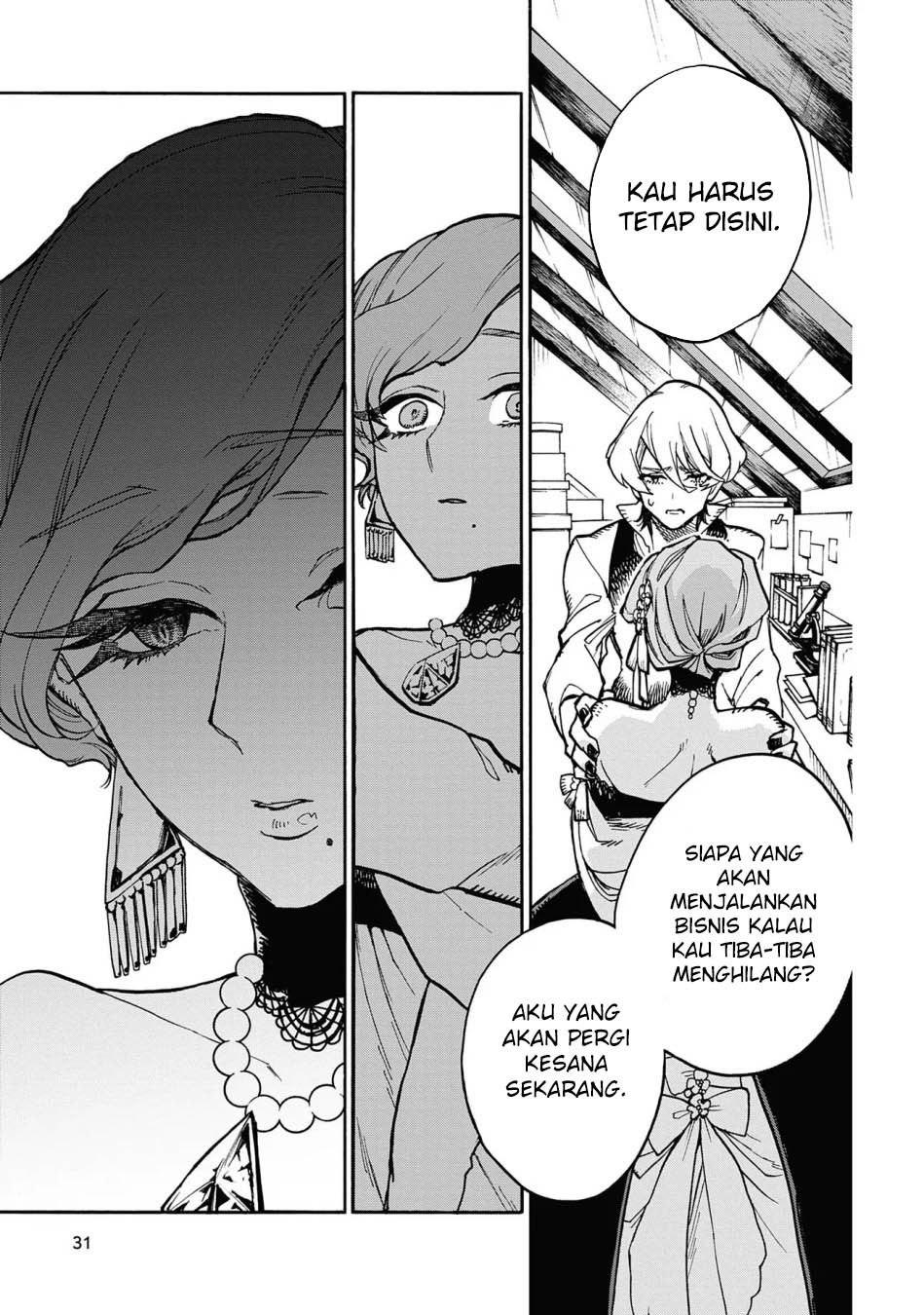 Majo no Kaigashuu Bab 16 halaman 33