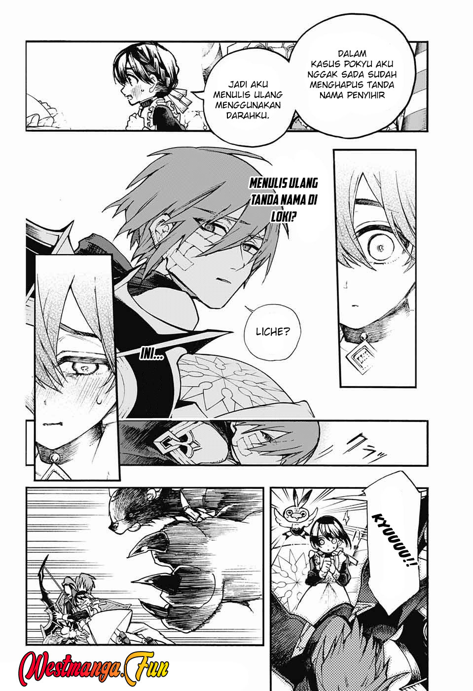 Majo no Kaigashuu Bab 17 halaman 22