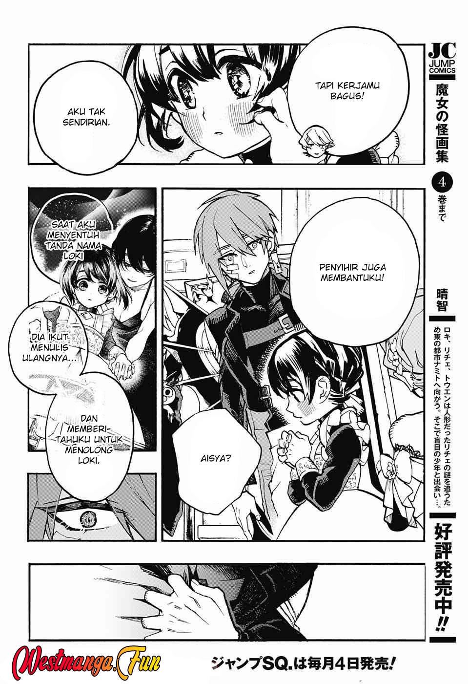 Majo no Kaigashuu Bab 18 halaman 10