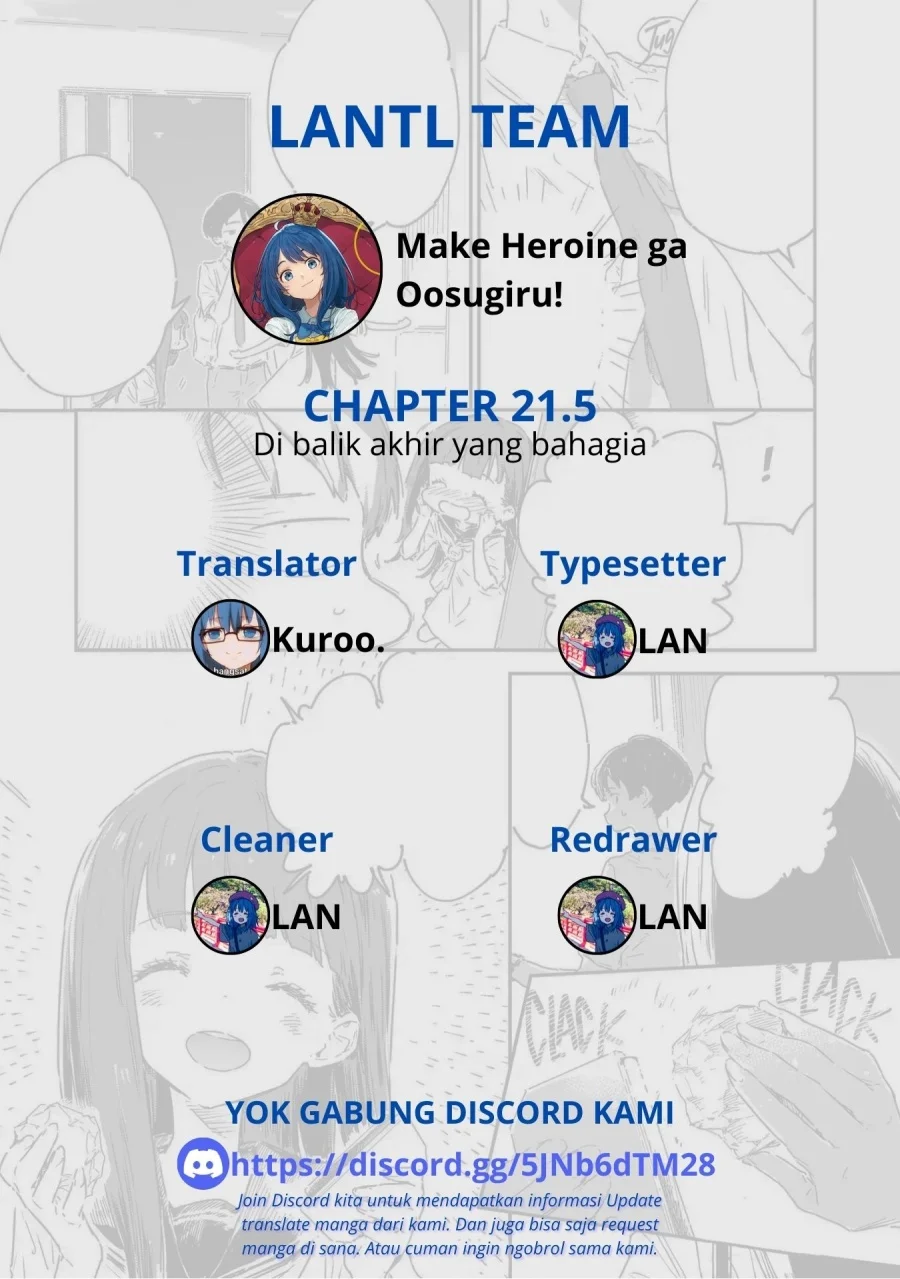 Make Heroine ga Oosugiru! Bab 21.5 halaman 1
