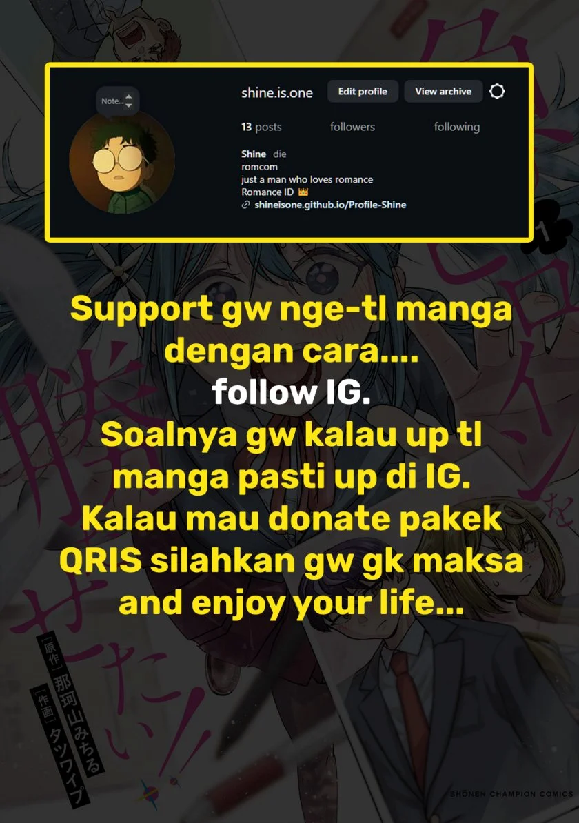 Make Heroine o Katasetai!! Bab 13 halaman 34