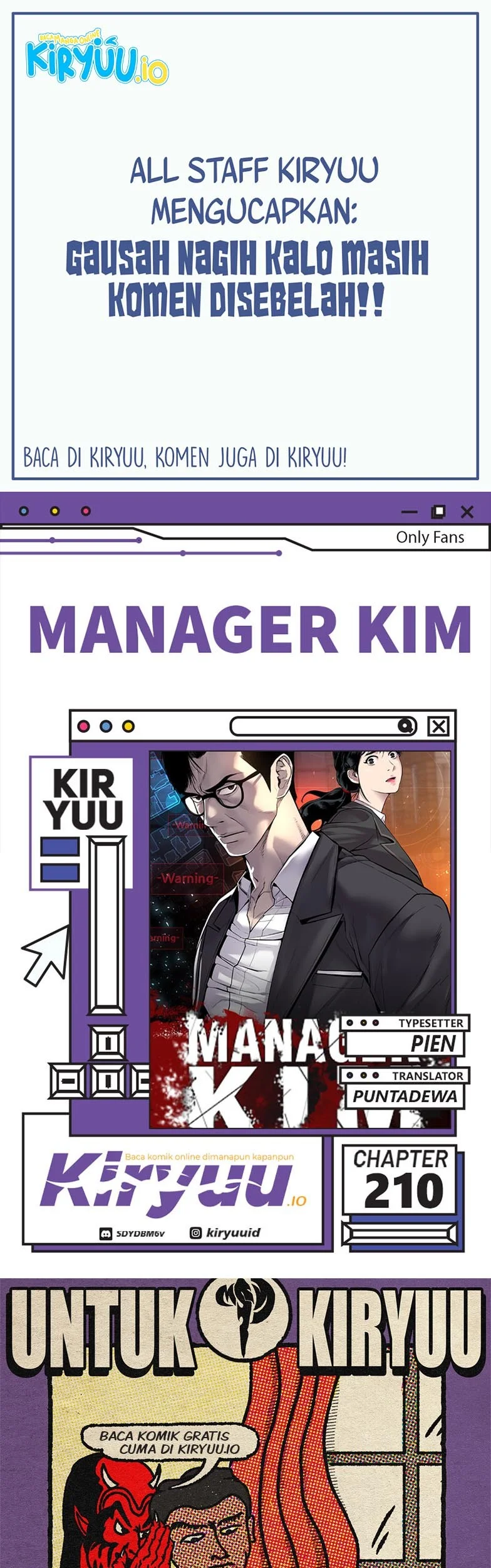 Manager Kim Bab 210 halaman 1