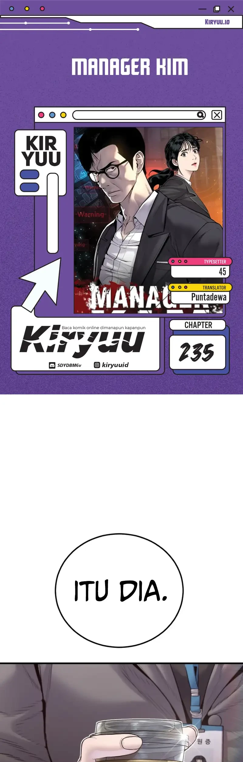 Manager Kim Bab 235 halaman 1