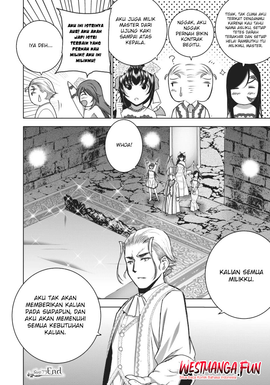 Maou no Hajimekata Bab 73 halaman 22