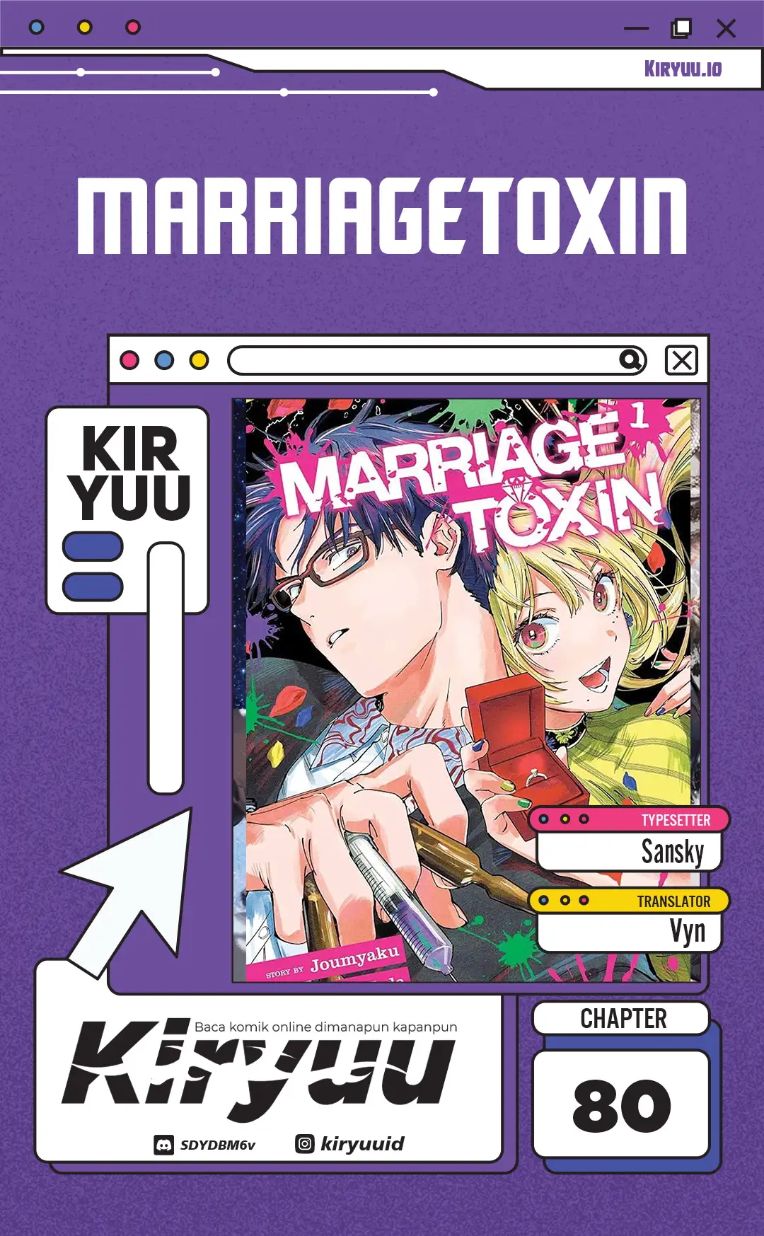 Marriagetoxin Bab 80 halaman 1