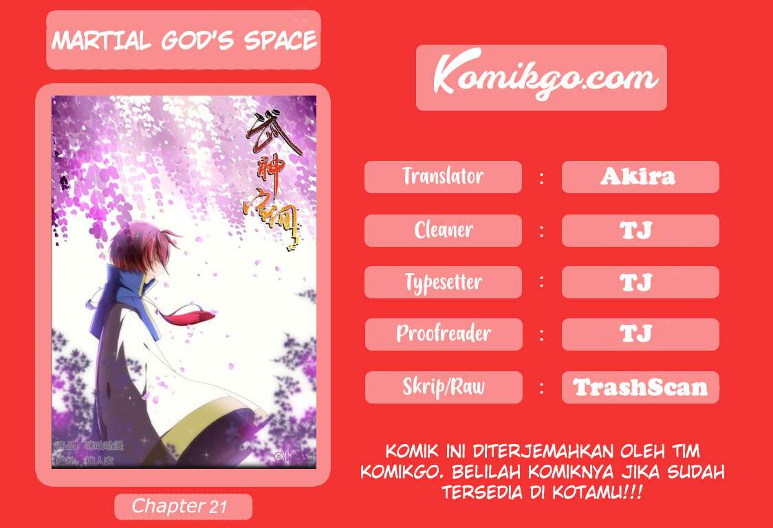 Martial God’s Space Bab 21 halaman 1