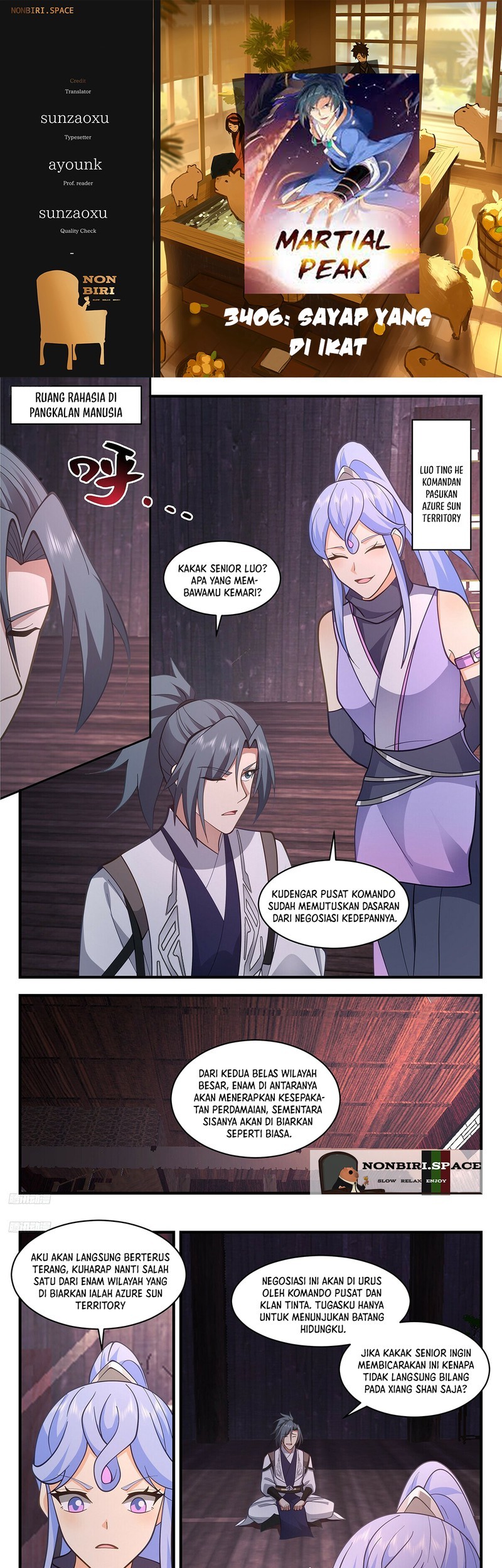 Martial Peak Part 2 chapter 3406 halaman 1