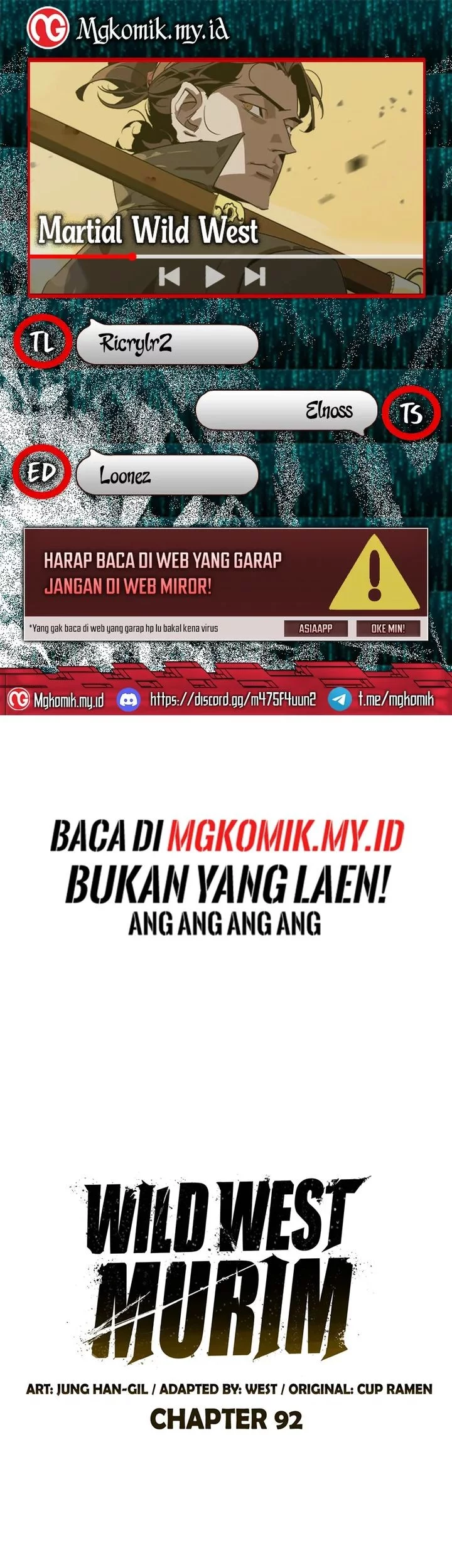 Martial Wild West chapter 92 halaman 1