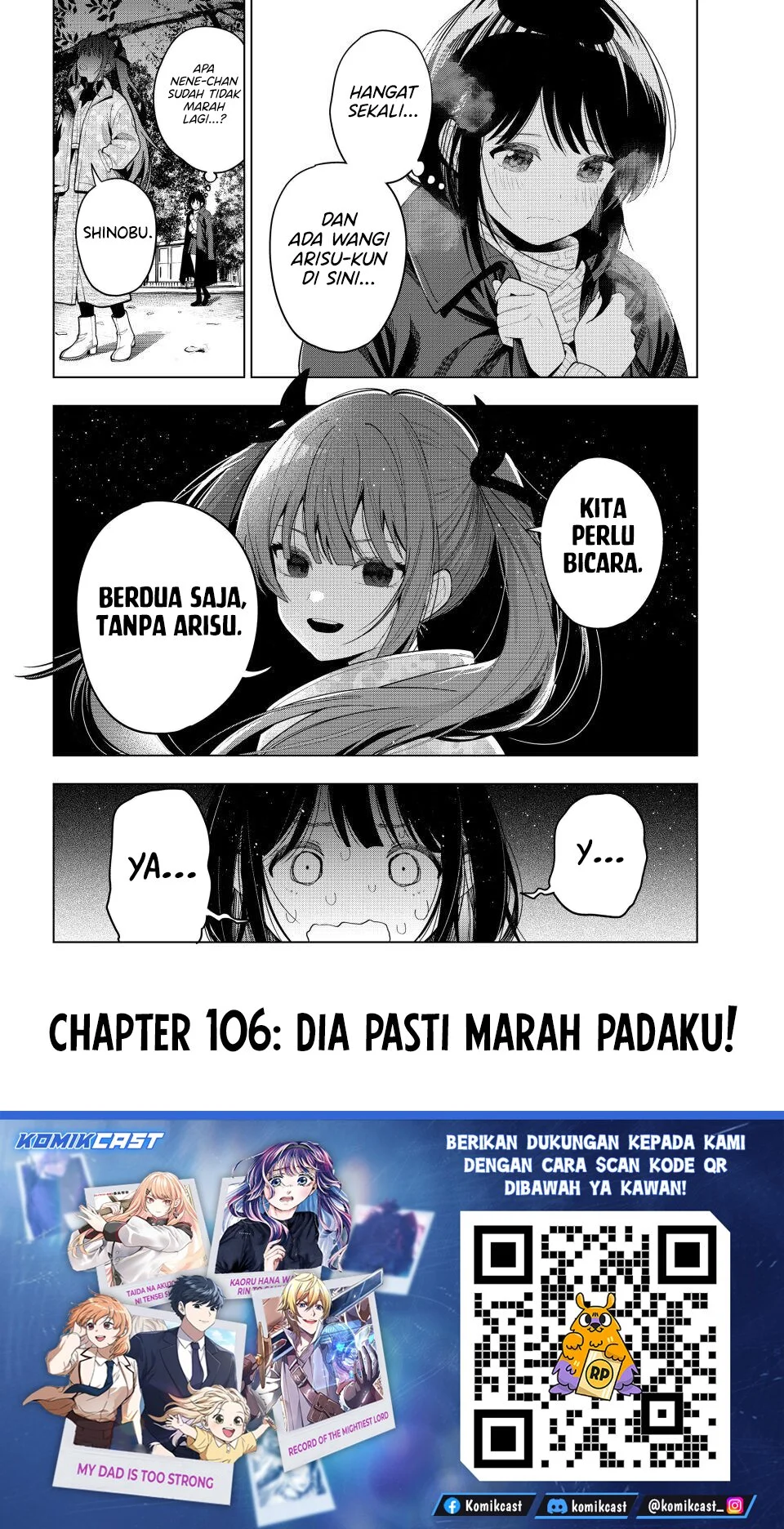 Mayonaka Heart Tune chapter 106 halaman 17