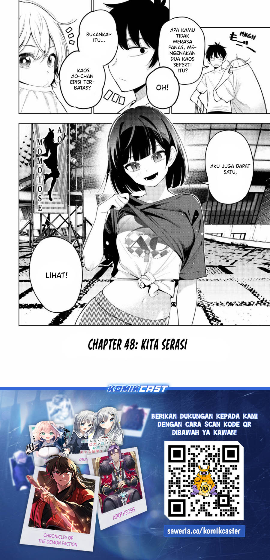 Mayonaka Heart Tune chapter 48 halaman 21