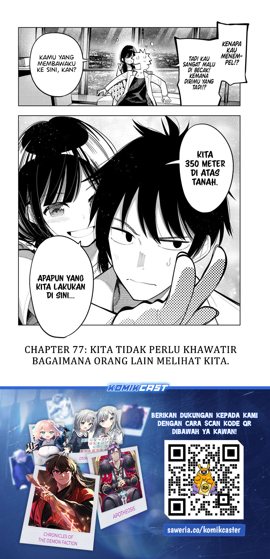 Mayonaka Heart Tune Bab 77 halaman 19