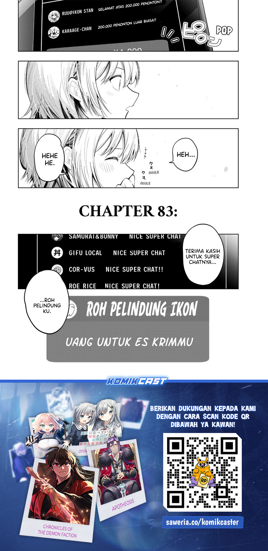 Mayonaka Heart Tune chapter 83 halaman 20
