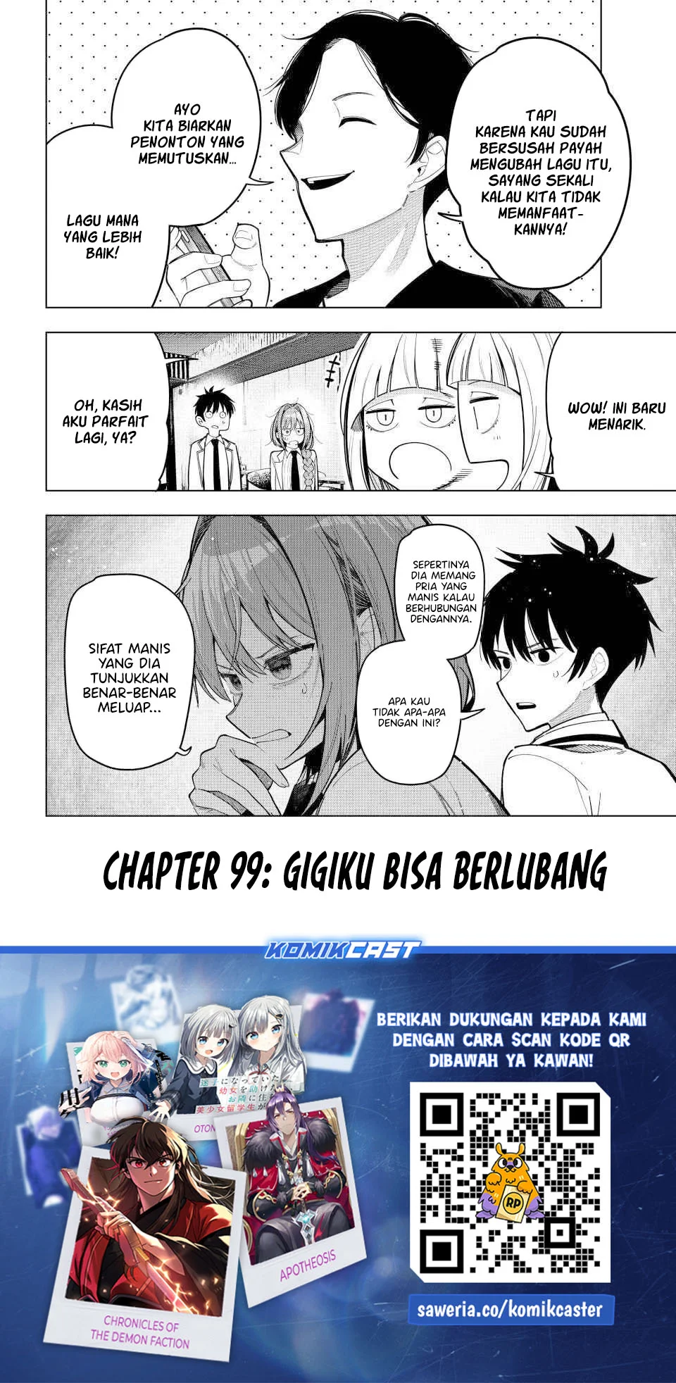 Mayonaka Heart Tune chapter 99 halaman 16
