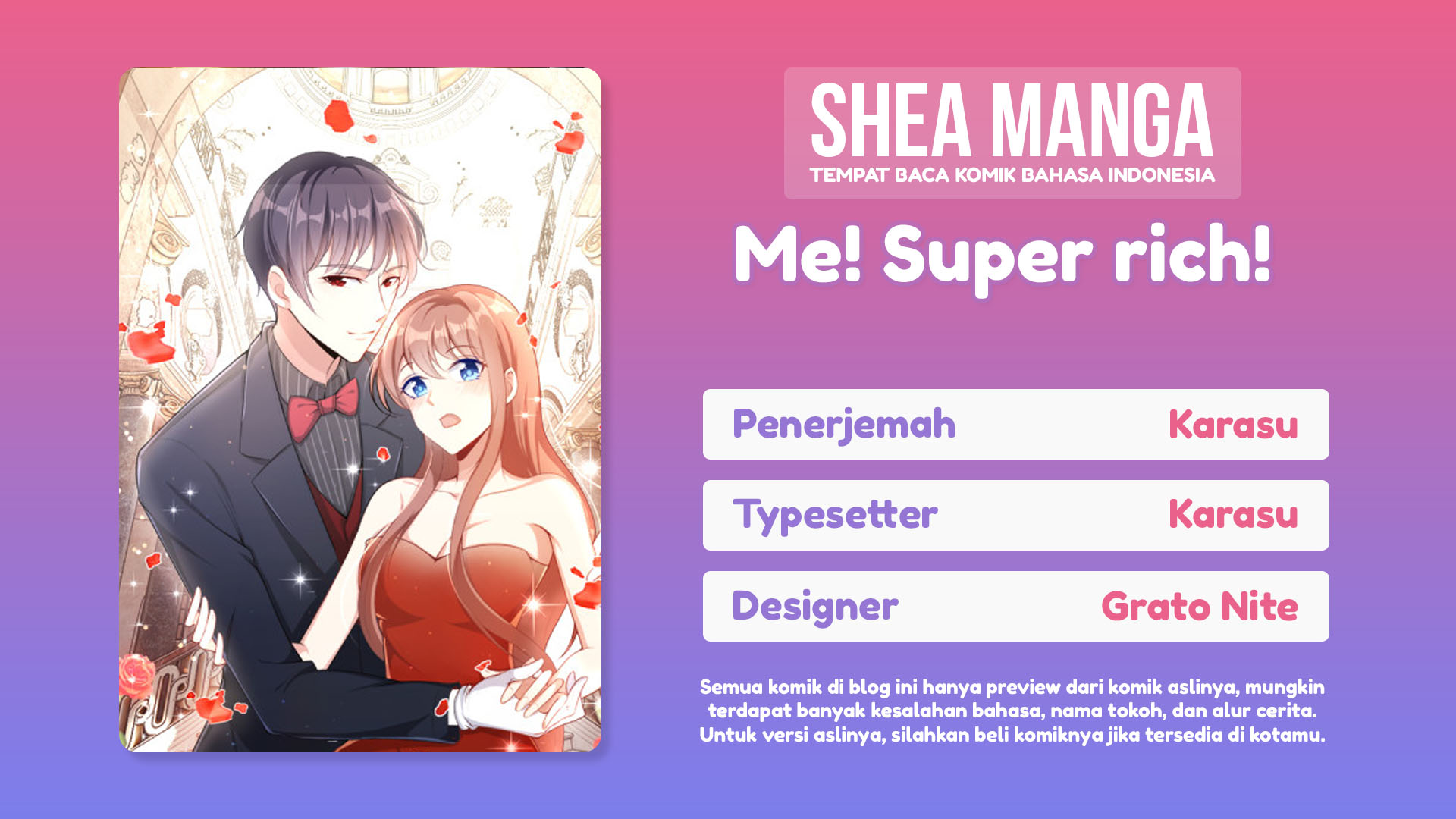 Me! Super rich! chapter 58 halaman 1