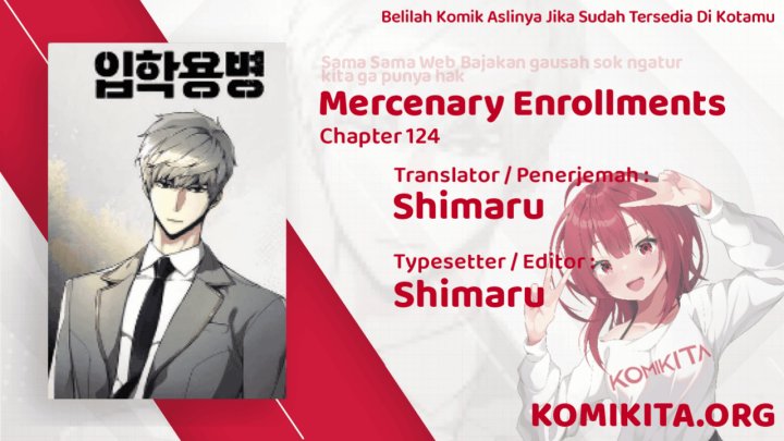 Mercenary Enrollment Bab 124 halaman 1