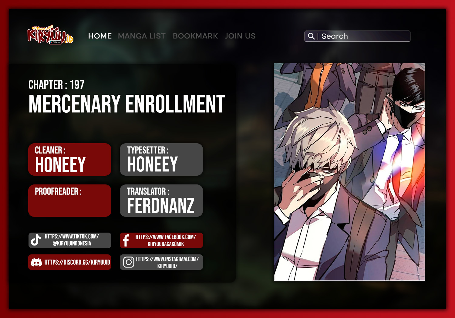 Mercenary Enrollment Bab 197 halaman 1