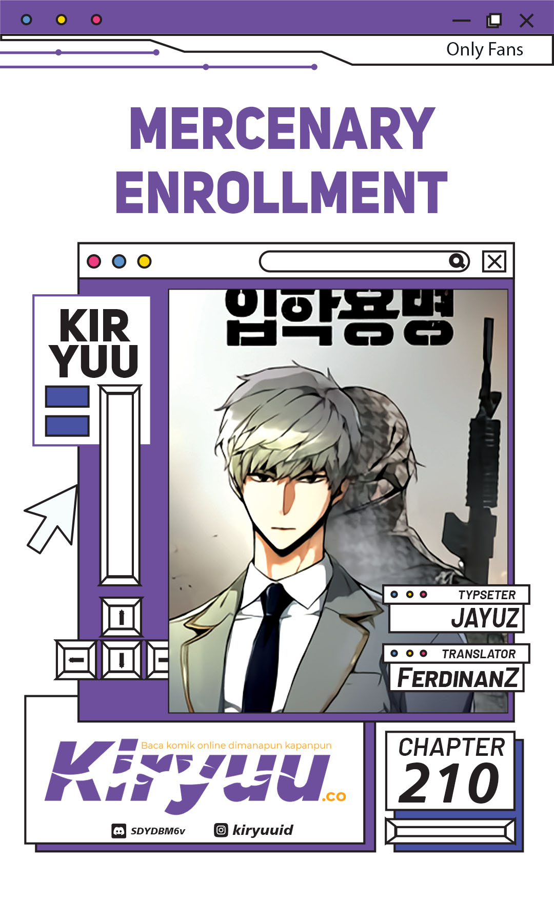 Mercenary Enrollment chapter 210 halaman 1
