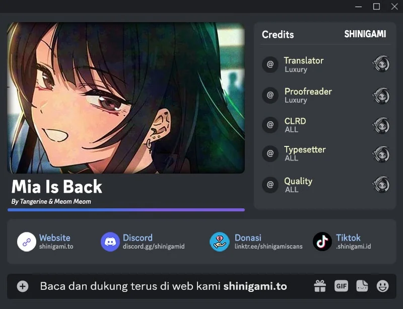 Mia Has Returned Bab 16 halaman 1