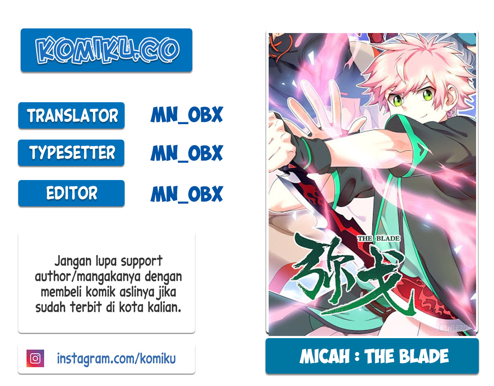 Micah: The Blade chapter 71 halaman 1