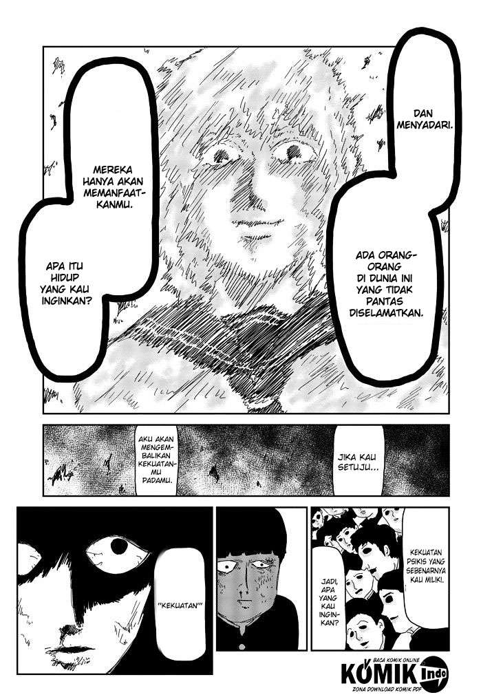 Mob Psycho 100 chapter 64.5 halaman 17