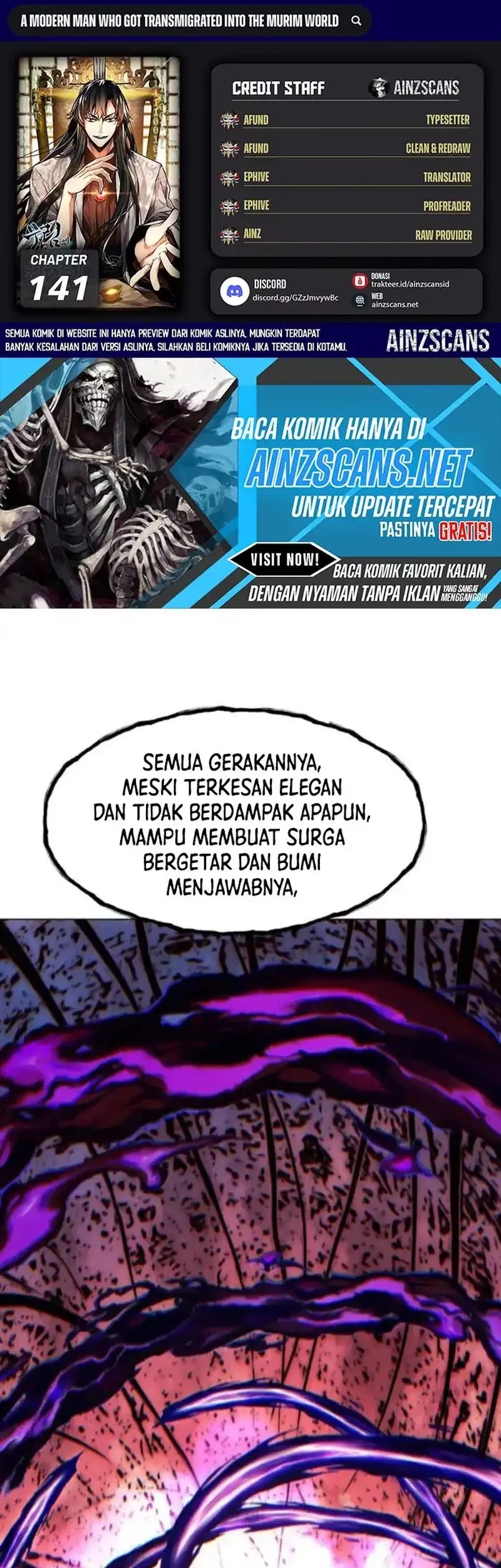 Modern Man Who Fall Into Murim Bab 141 halaman 1