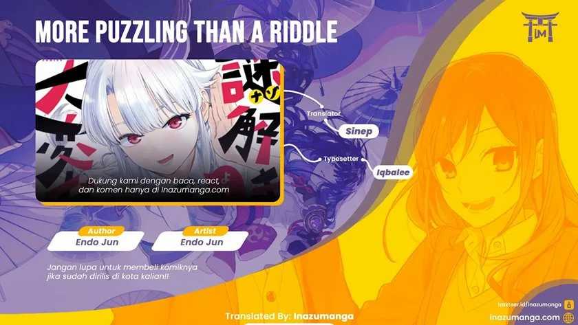 More Puzzling Than A Riddle Bab 03 halaman 1
