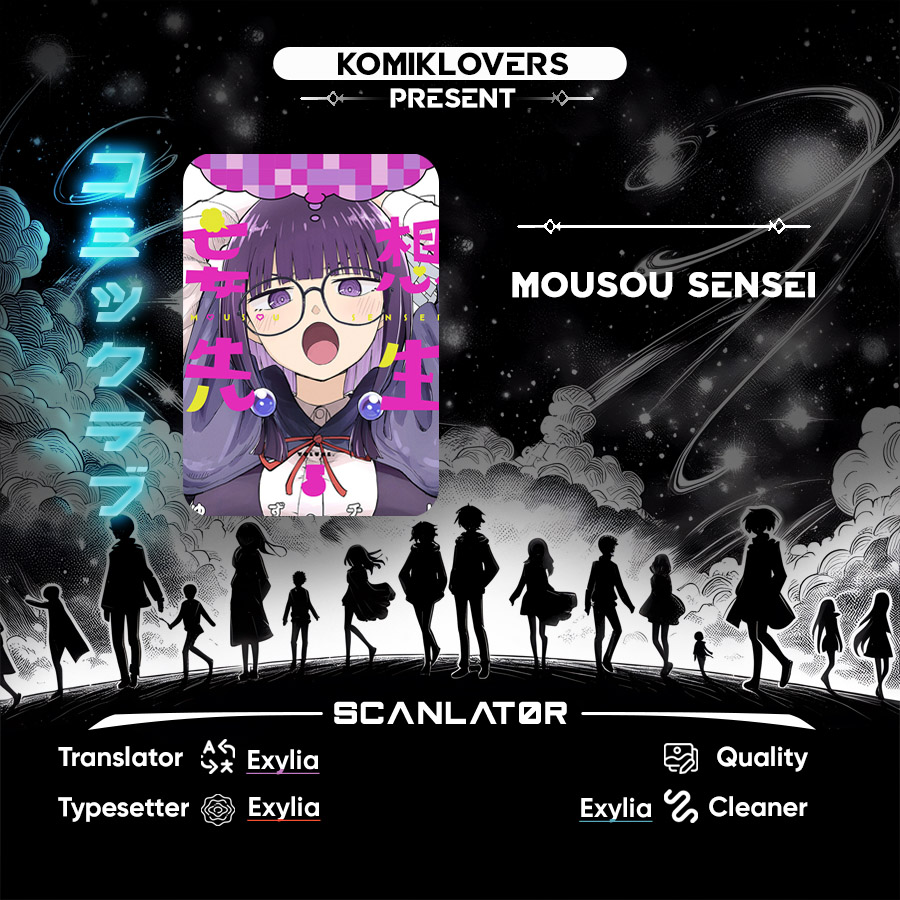 Mousou Sensei Bab 13 halaman 1