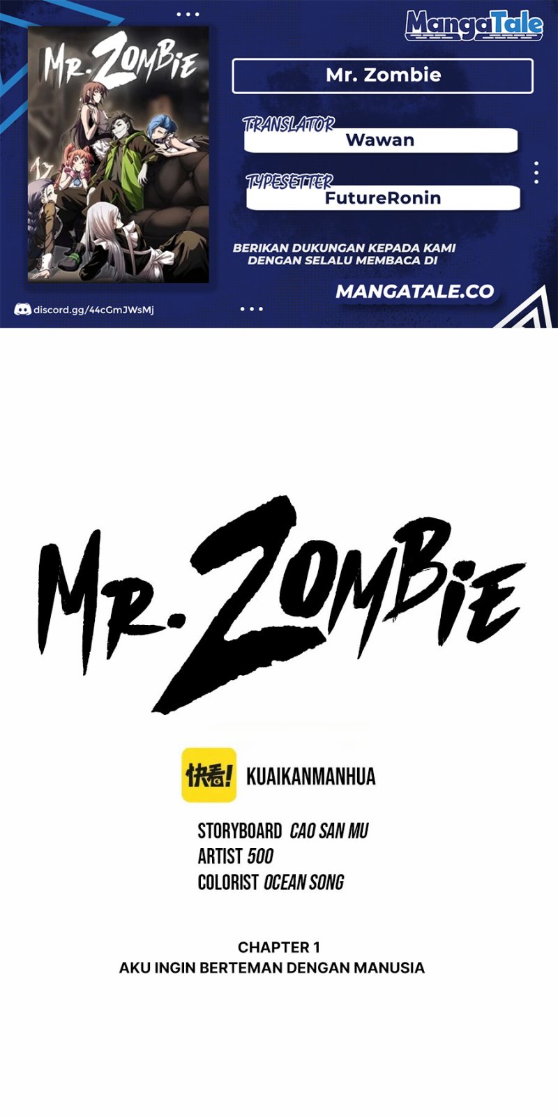Mr. Zombie Bab 01 halaman 1