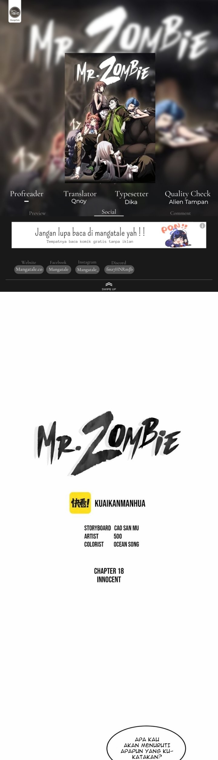Mr. Zombie Bab 18 halaman 1