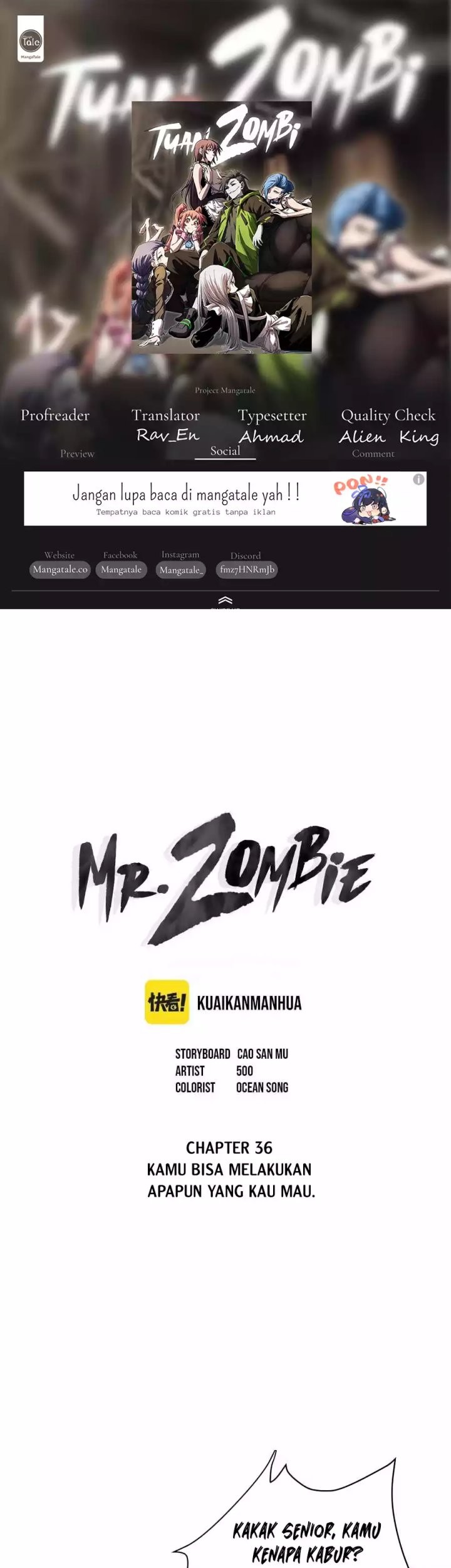 Mr. Zombie Bab 36 halaman 1