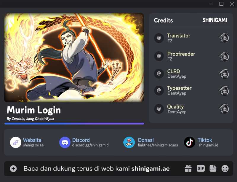 Murim Login Bab 200 halaman 1
