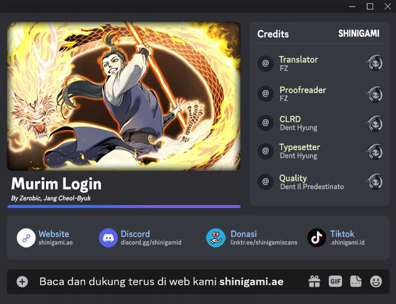 Murim Login Bab 209 halaman 1