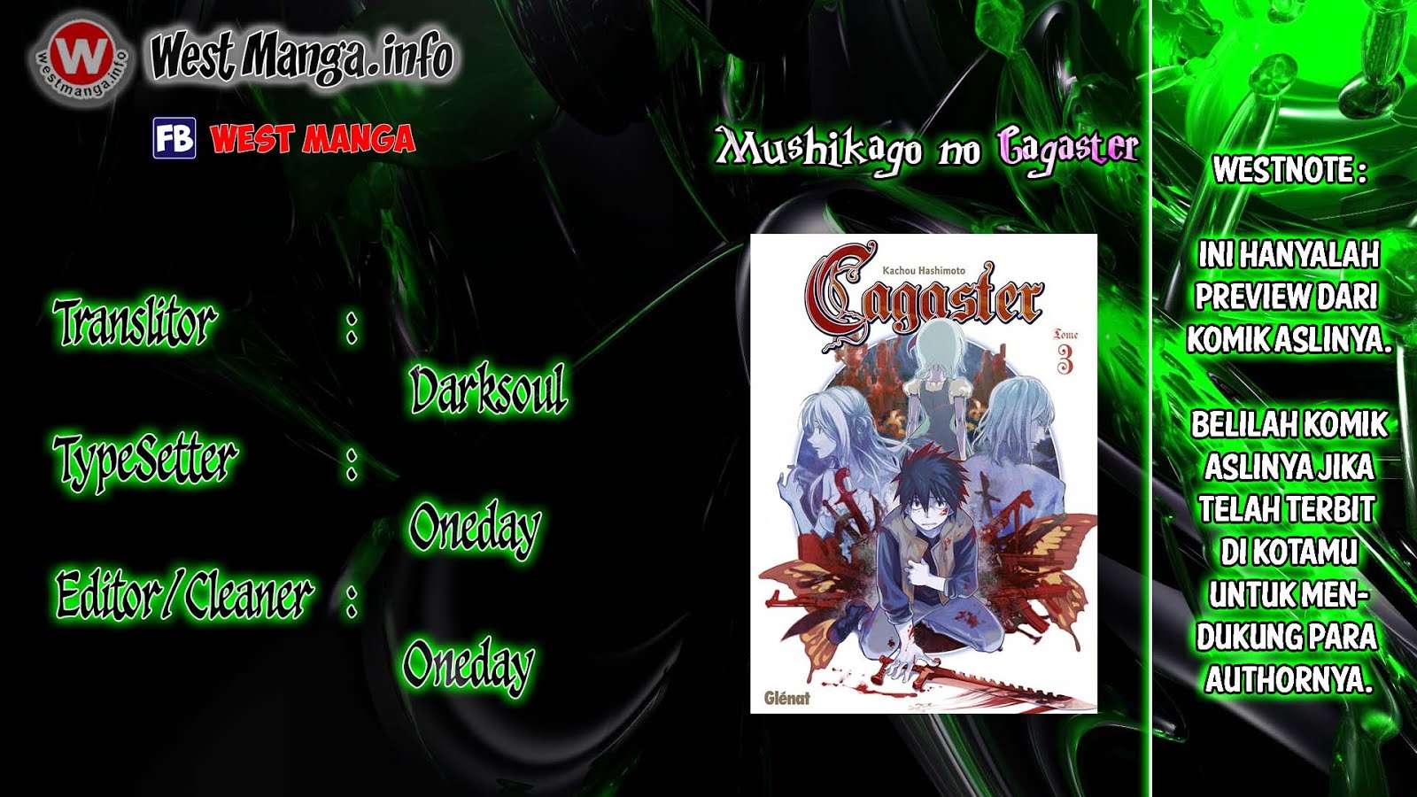 Mushikago no Cagaster chapter 3 halaman 2