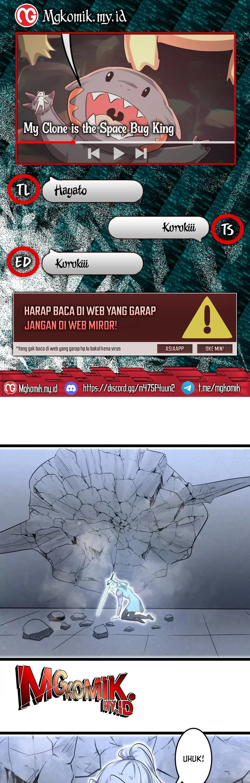 My Clone is the Space Bug King Bab 59 halaman 1