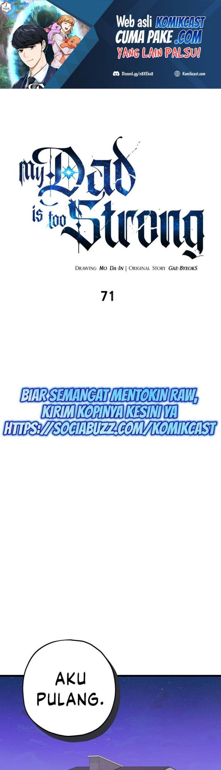 My Dad Is Too Strong Bab 71 halaman 2