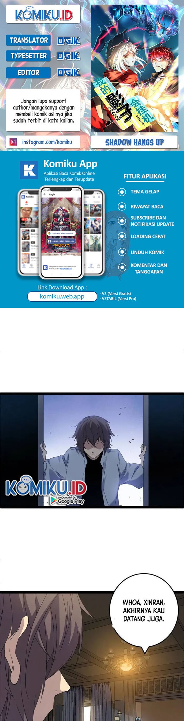My Shadow Hangs Up Bab 177 halaman 1