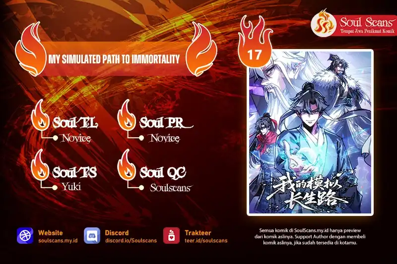 My Simulated Path to Immortality Bab 17 halaman 1
