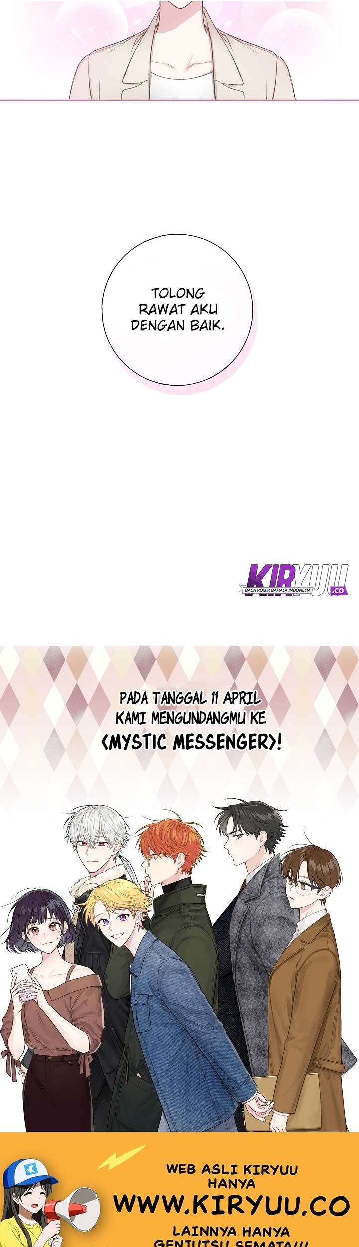 Mystic Messenger chapter 00 halaman 8