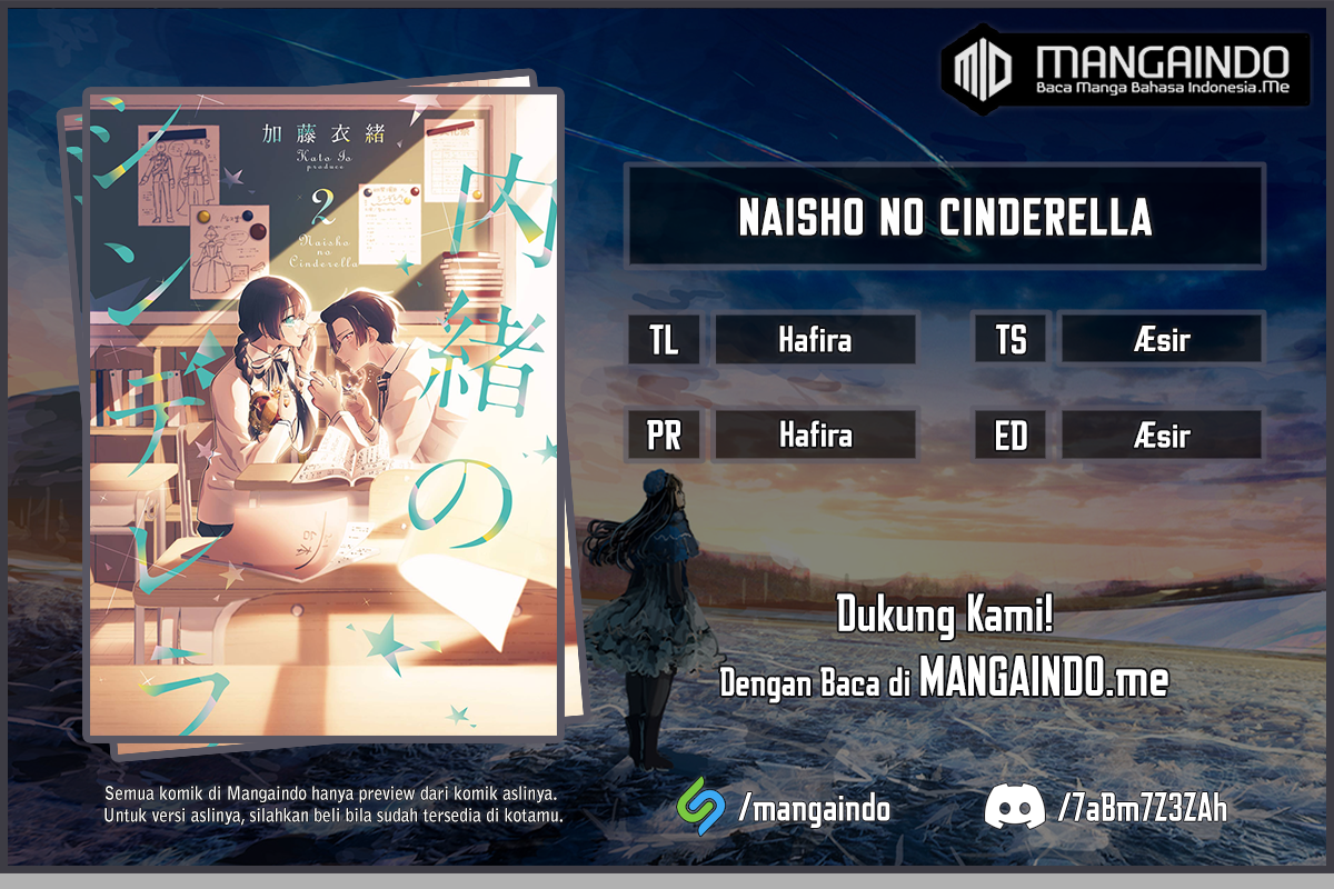 Naisho no Cinderella chapter 01.2 halaman 1