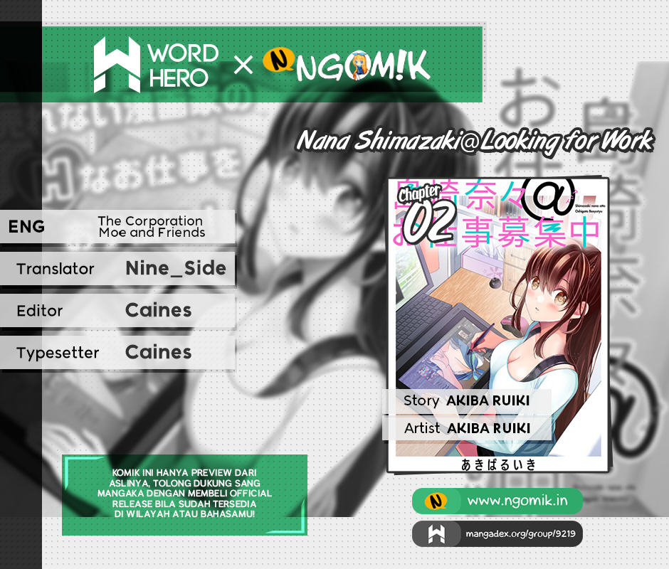 Nana Shimazaki Looking For Work chapter 02 halaman 1