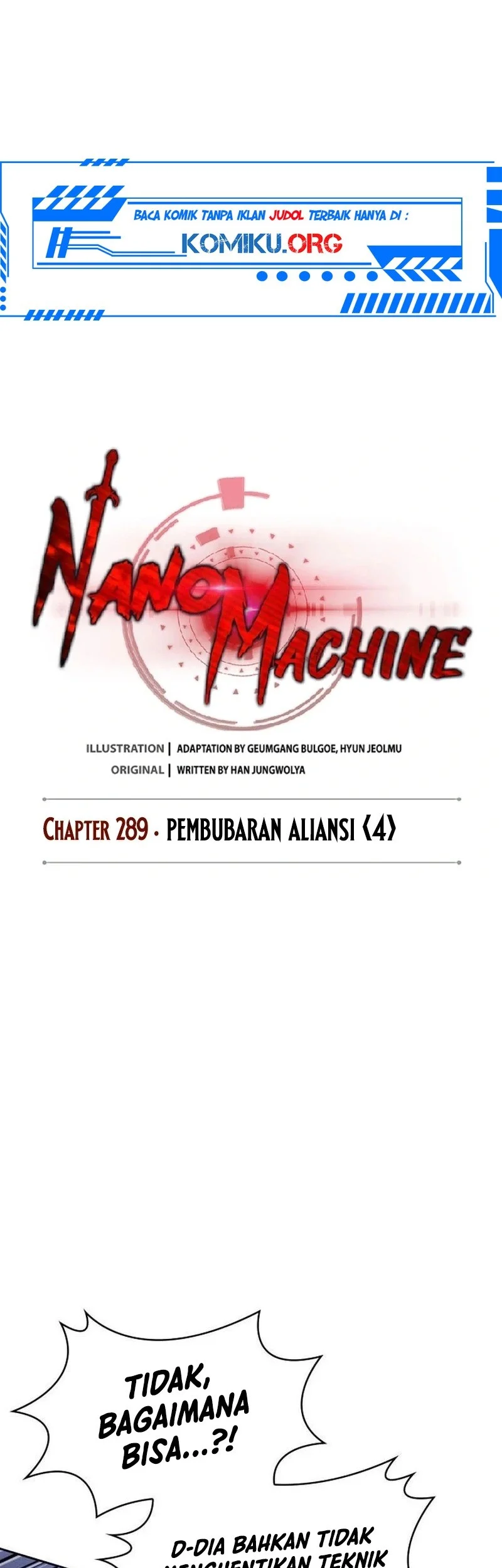Nano Machine Bab 291 halaman 23