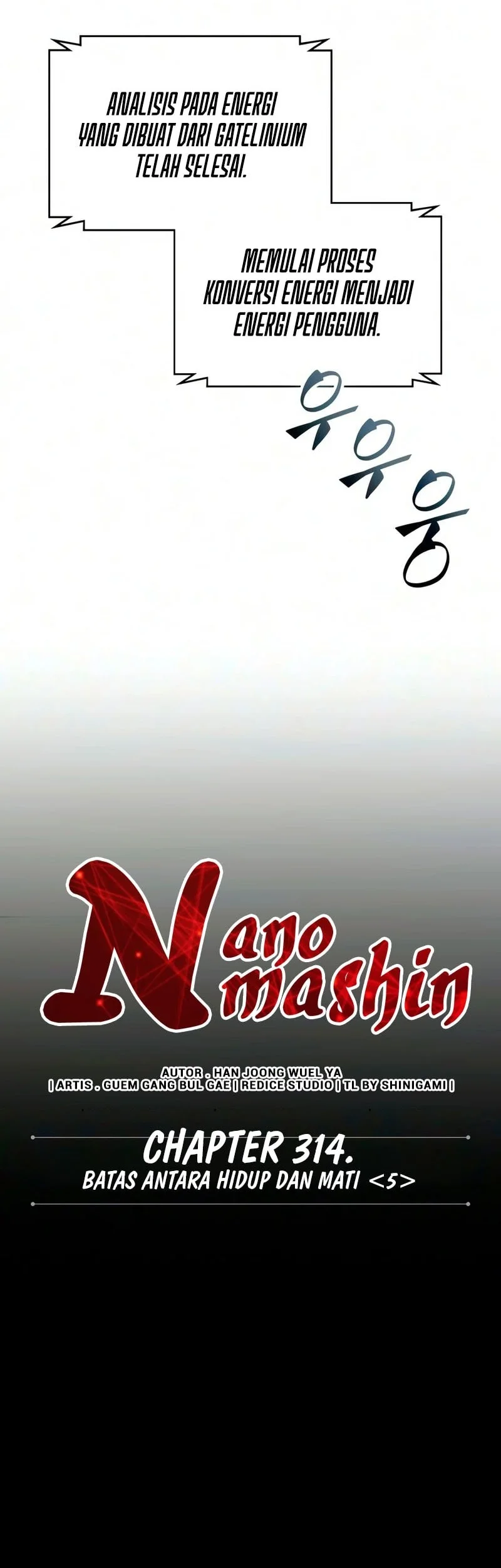 Nano Machine Bab 314 halaman 20
